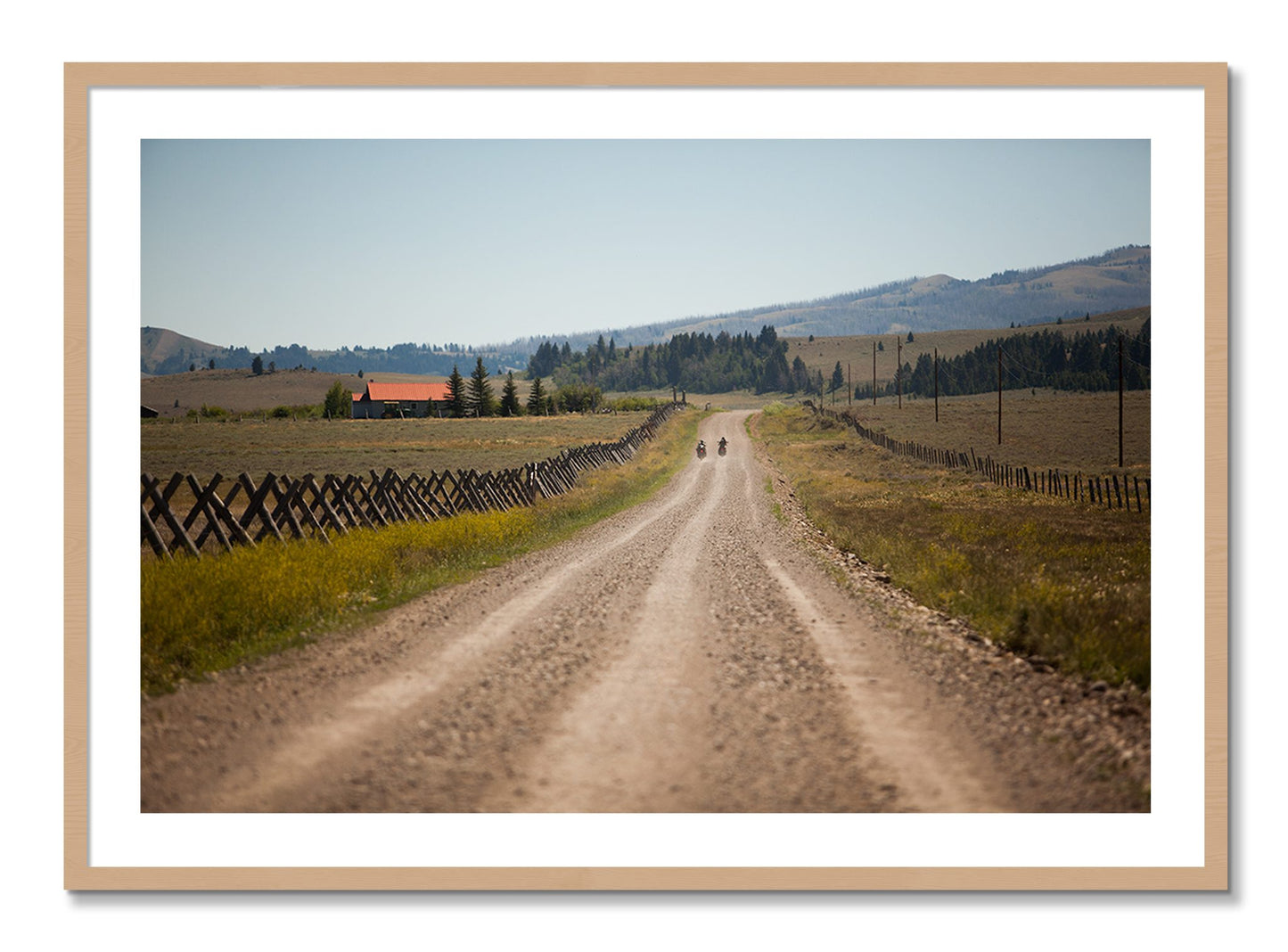 Framed photograph of Get Lost by Dylan Ozanich, Oak frame, Borders