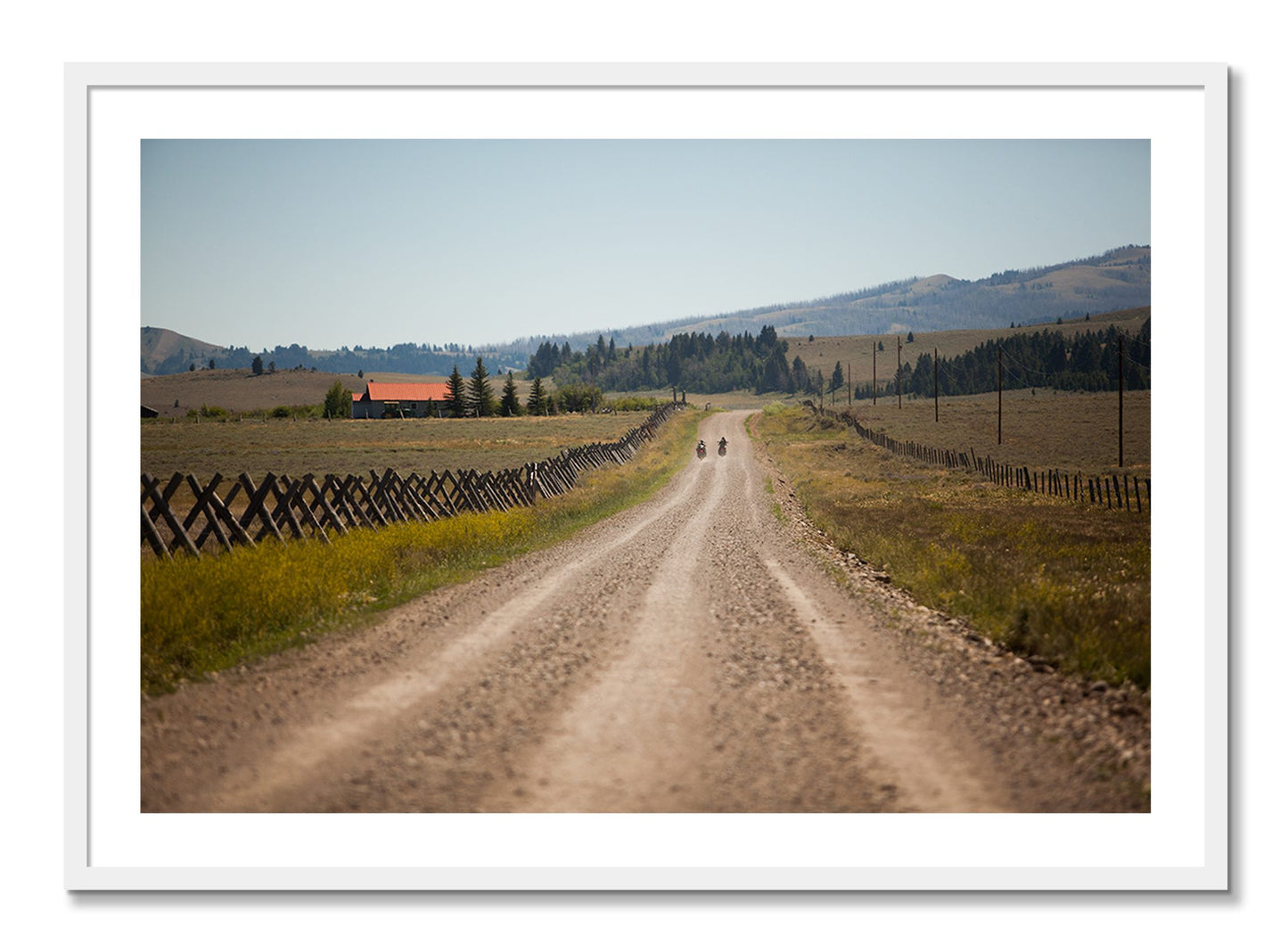 Framed photograph of Get Lost by Dylan Ozanich, White frame, Borders