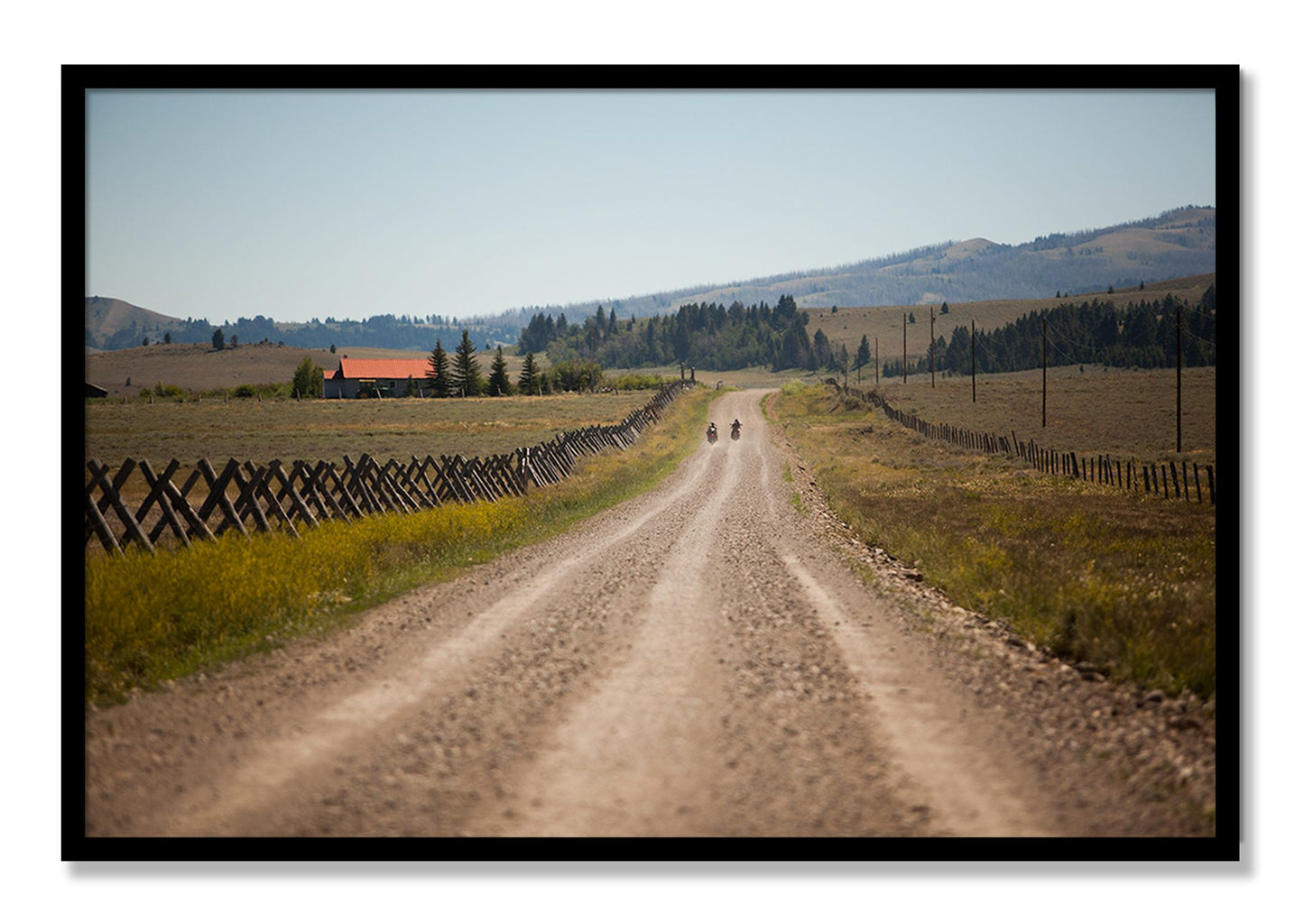 Framed photograph of Get Lost by Dylan Ozanich, Black frame, Full Bleed