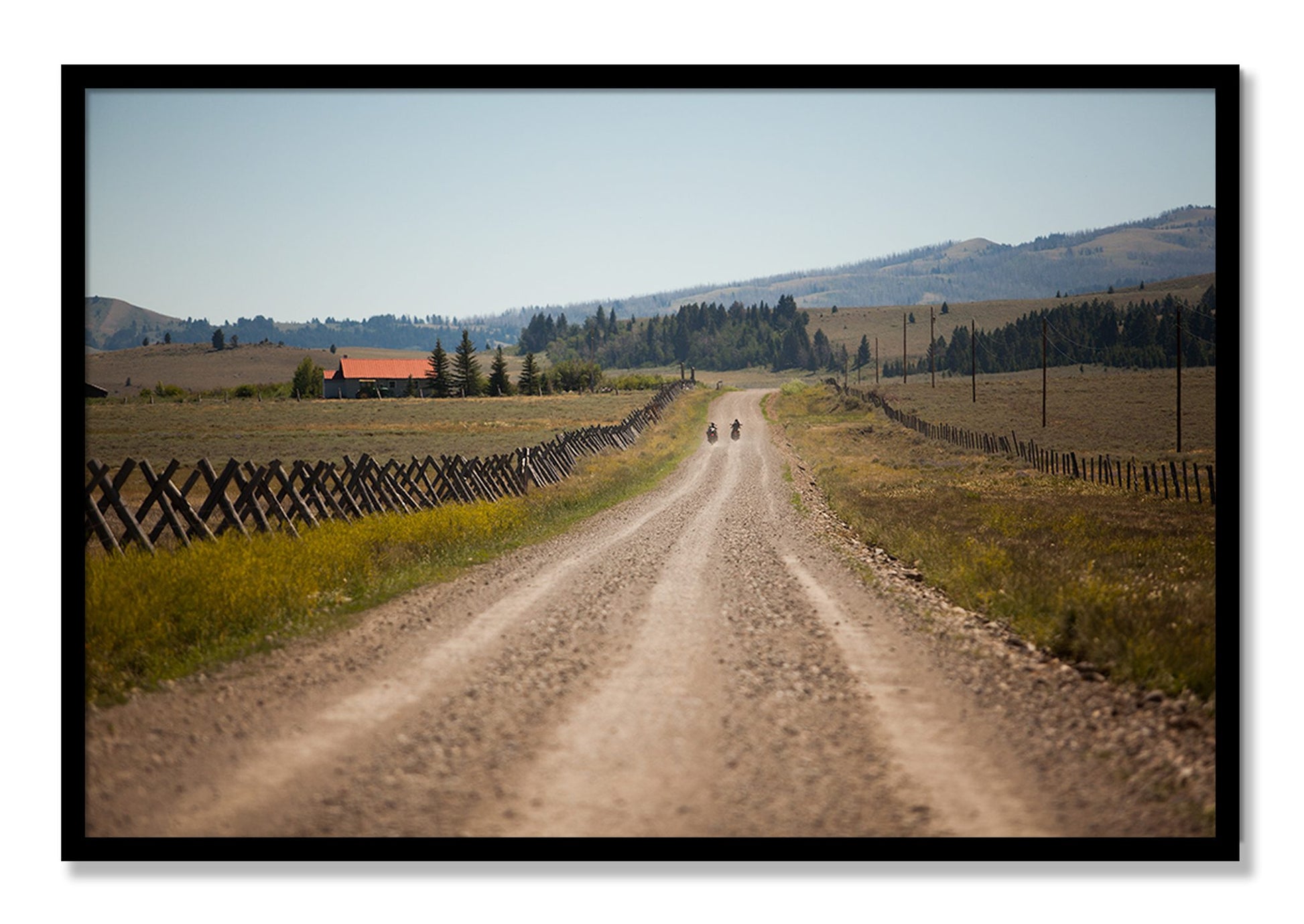 Framed photograph of Get Lost by Dylan Ozanich, Black frame, Full Bleed