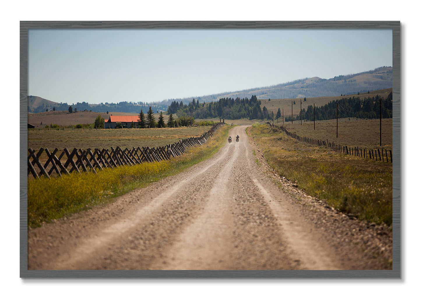 Framed photograph of Get Lost by Dylan Ozanich, Grey frame, Full Bleed