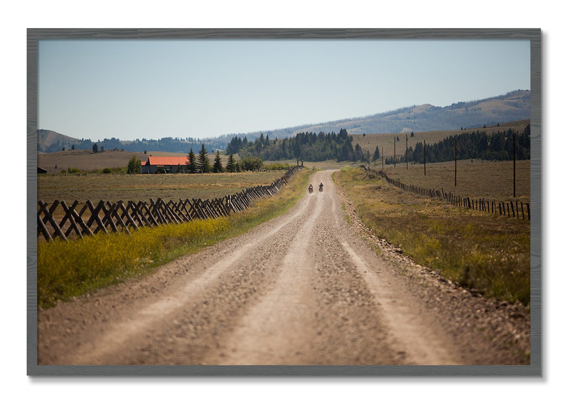 Framed photograph of Get Lost by Dylan Ozanich, Grey frame, Full Bleed
