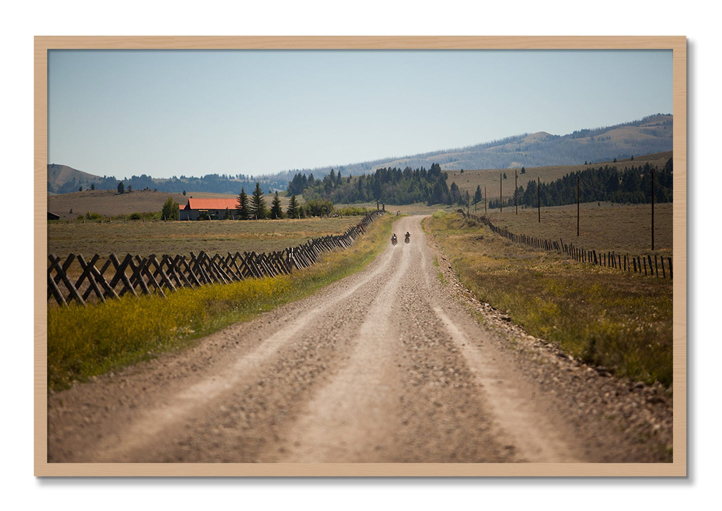 Framed photograph of Get Lost by Dylan Ozanich, Oak frame, Full Bleed