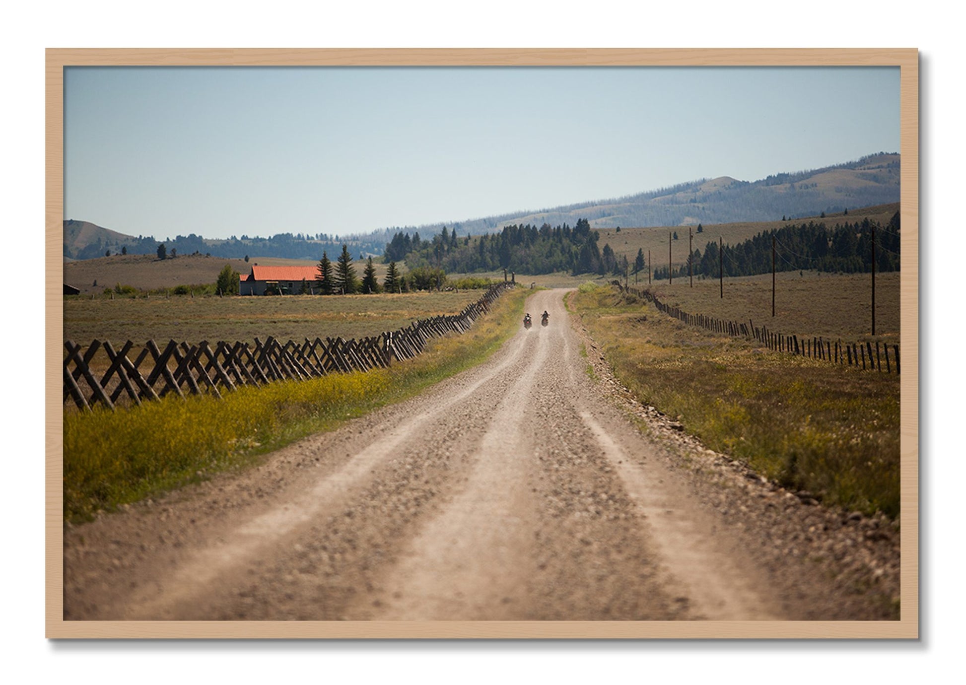 Framed photograph of Get Lost by Dylan Ozanich, Oak frame, Full Bleed