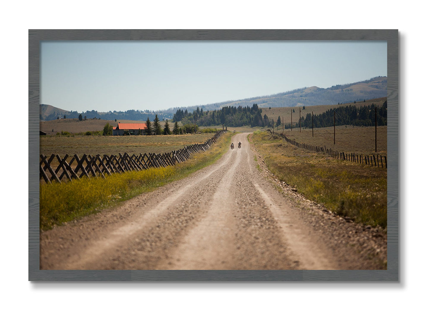 Framed photograph of Get Lost by Dylan Ozanich, Grey frame, Full Bleed