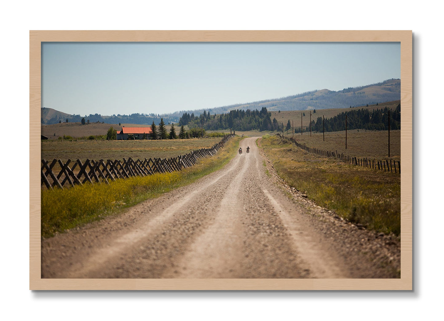 Framed photograph of Get Lost by Dylan Ozanich, Oak frame, Full Bleed