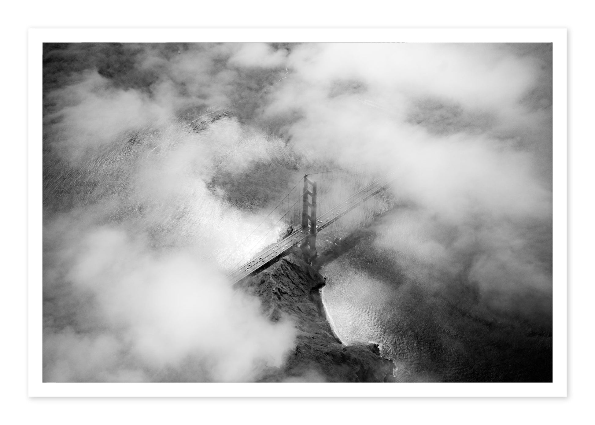Golden Gate Fog by Dylan Ozanich, 48×72 Fine Art Pigment Print on Hahnemühle Cotton Rag Paper, unframed