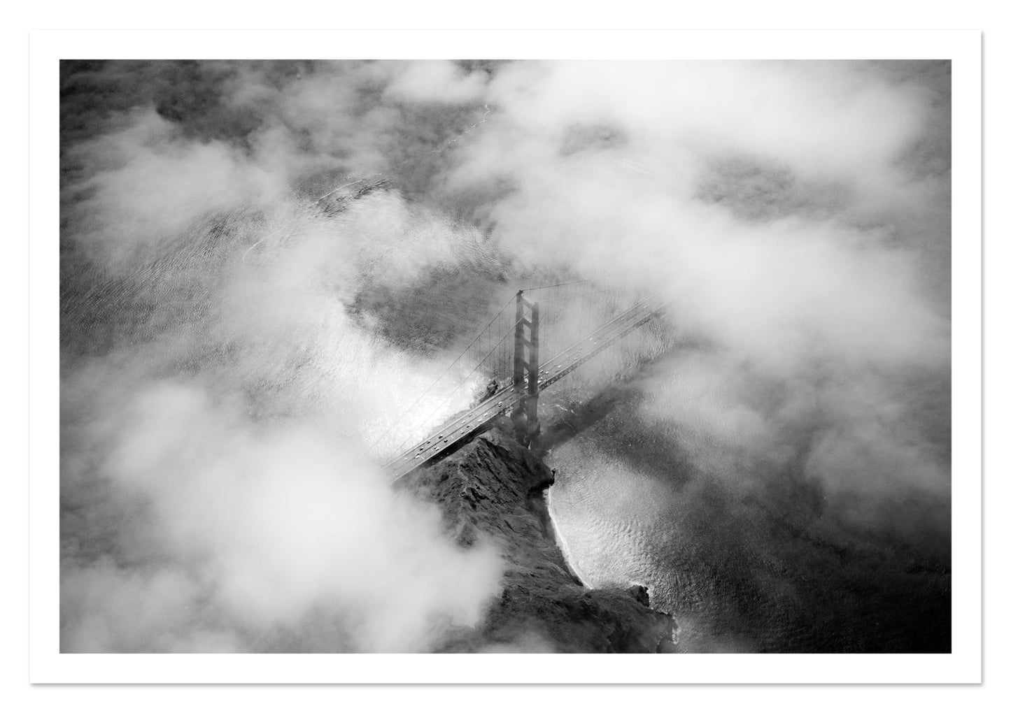 Fine art print of Golden Gate Fog by Dylan Ozanich, unframed