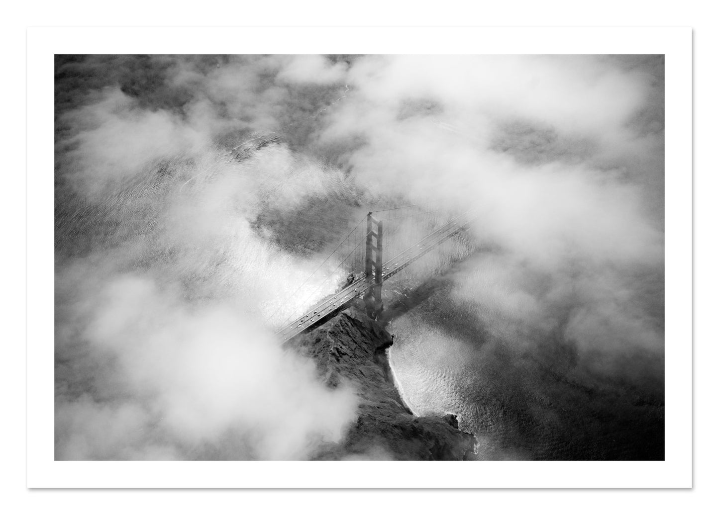 Fine art print of Golden Gate Fog by Dylan Ozanich, unframed