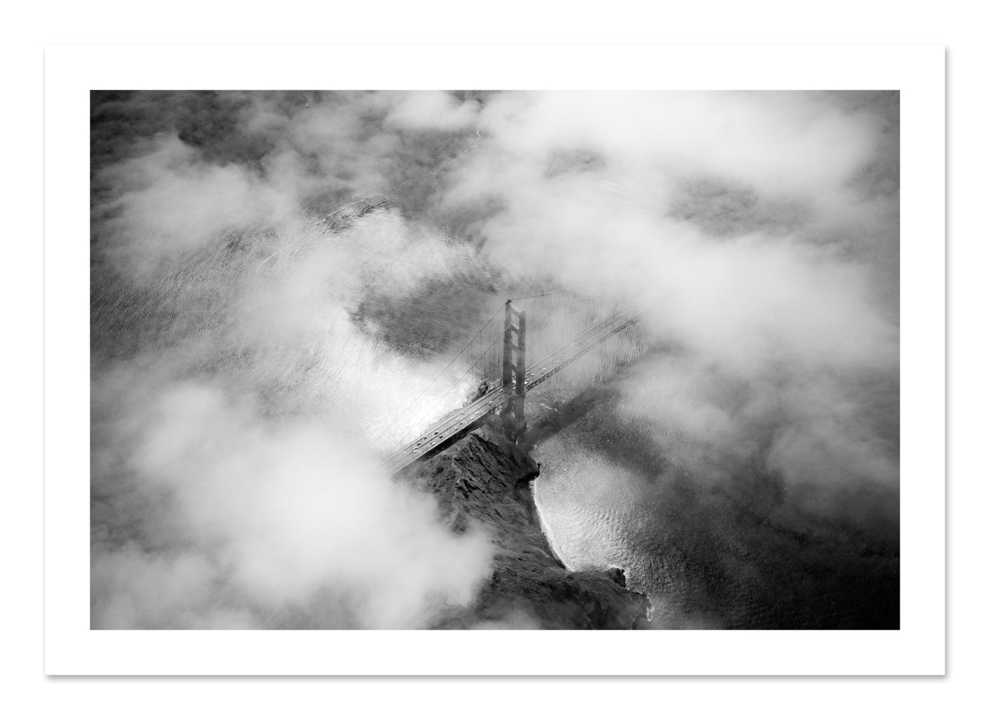 Fine art print of Golden Gate Fog by Dylan Ozanich, unframed