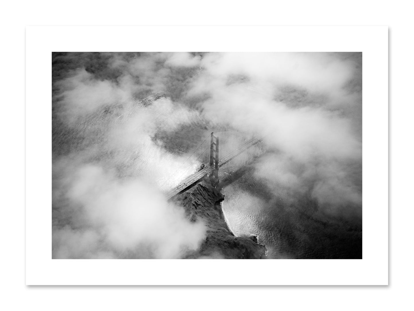 Fine art print of Golden Gate Fog by Dylan Ozanich, unframed