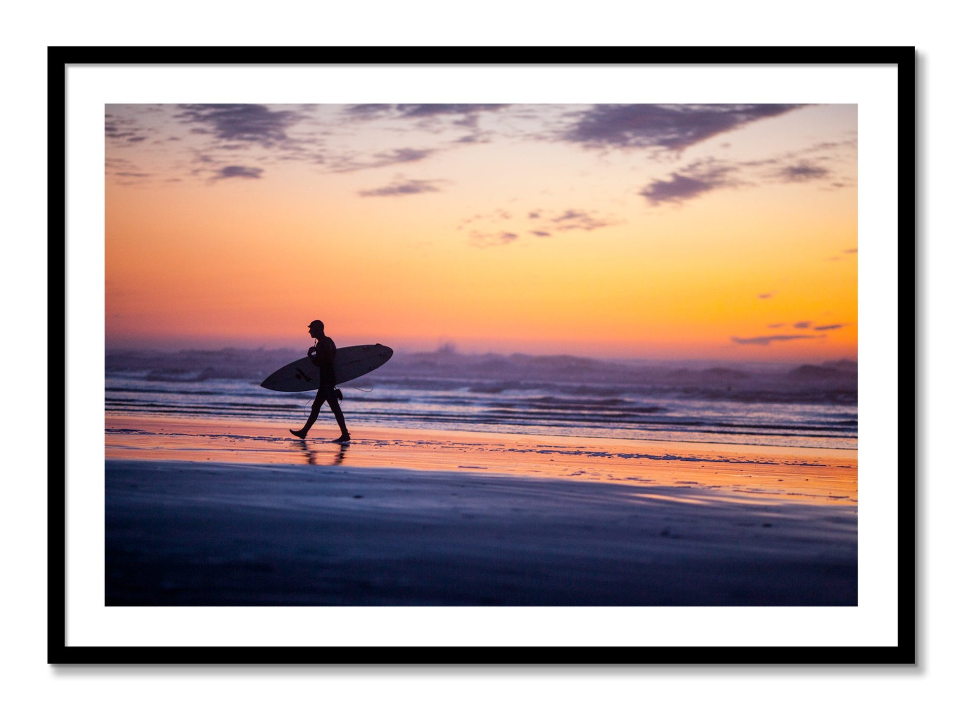 Framed photograph of Good Session by Dylan Ozanich, Black frame, Borders
