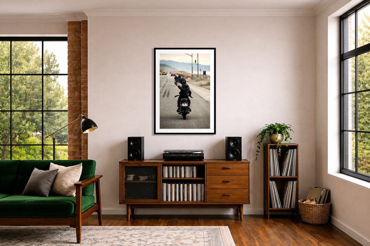 Great Highway Riding in a room
