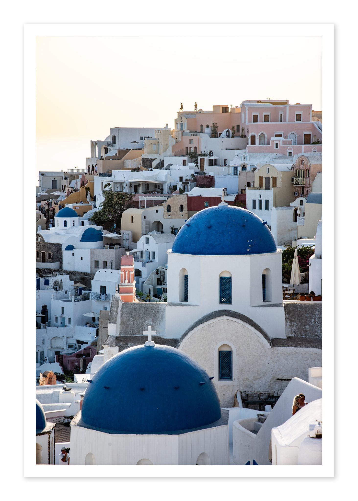 Greek Village by Dylan Ozanich, 48×72 Fine Art Pigment Print on Hahnemühle Cotton Rag Paper, unframed