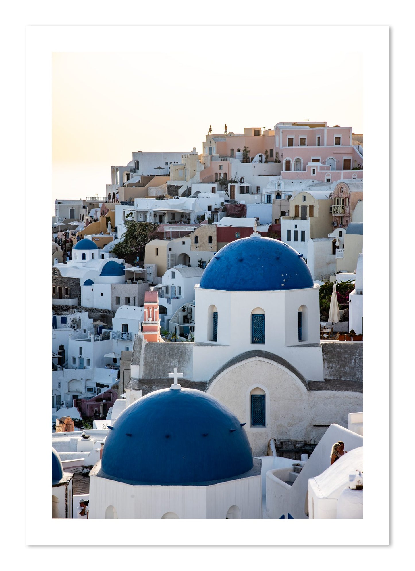 Fine art print of Greek Village by Dylan Ozanich, unframed