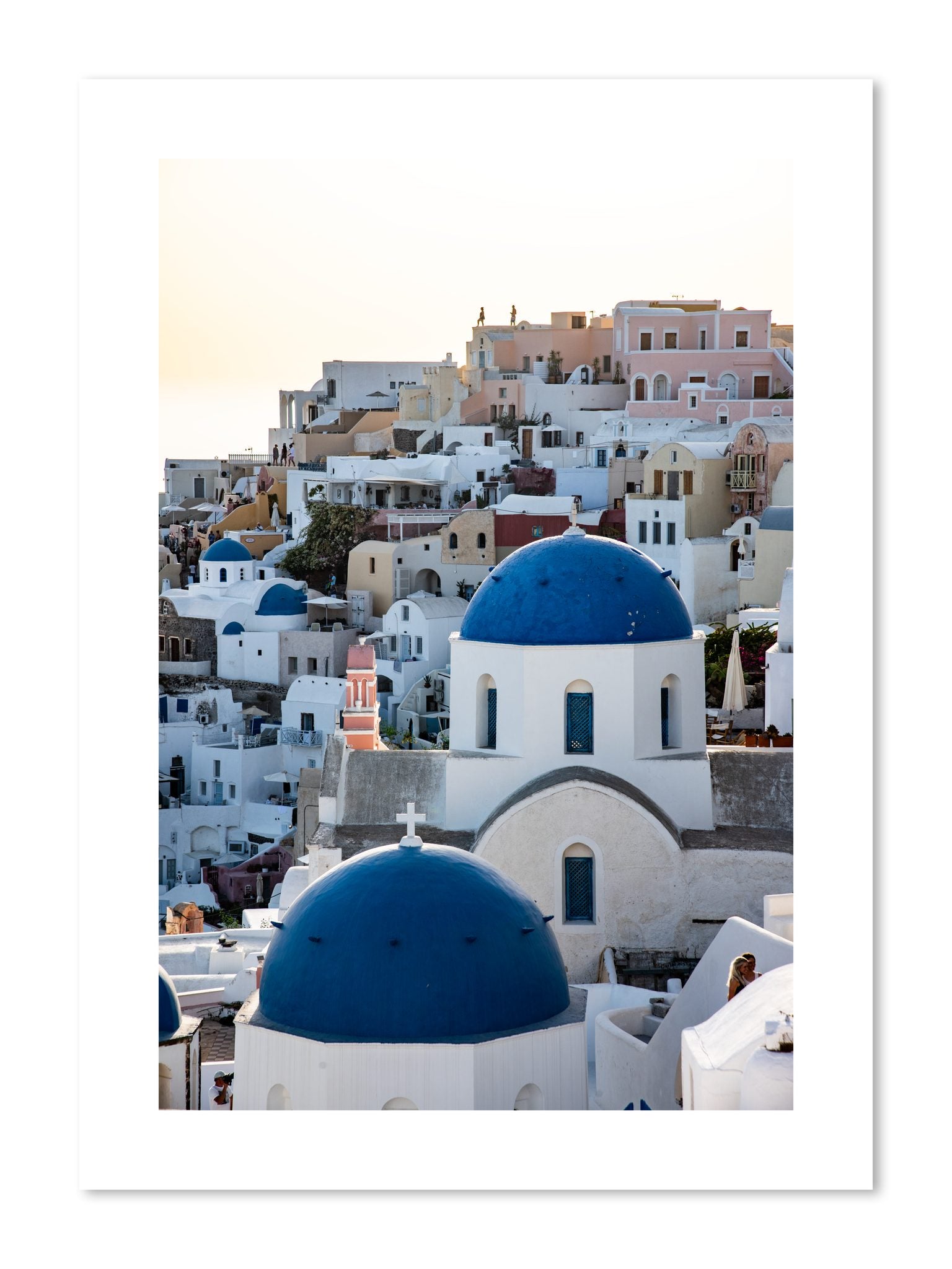 Fine art print of Greek Village by Dylan Ozanich, unframed
