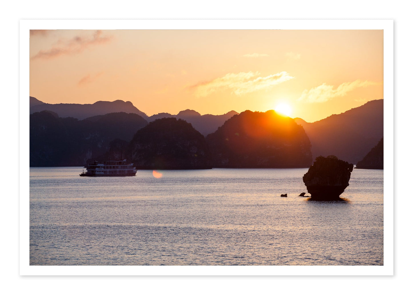 Ha Long Bay by Dylan Ozanich, 48×72 Fine Art Pigment Print on Hahnemühle Cotton Rag Paper, unframed