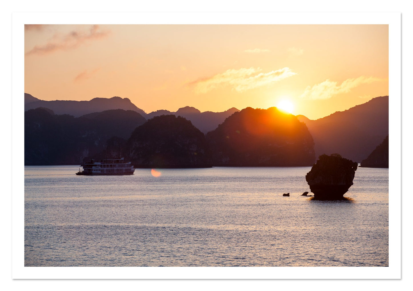 Fine art print of Ha Long Bay by Dylan Ozanich, unframed