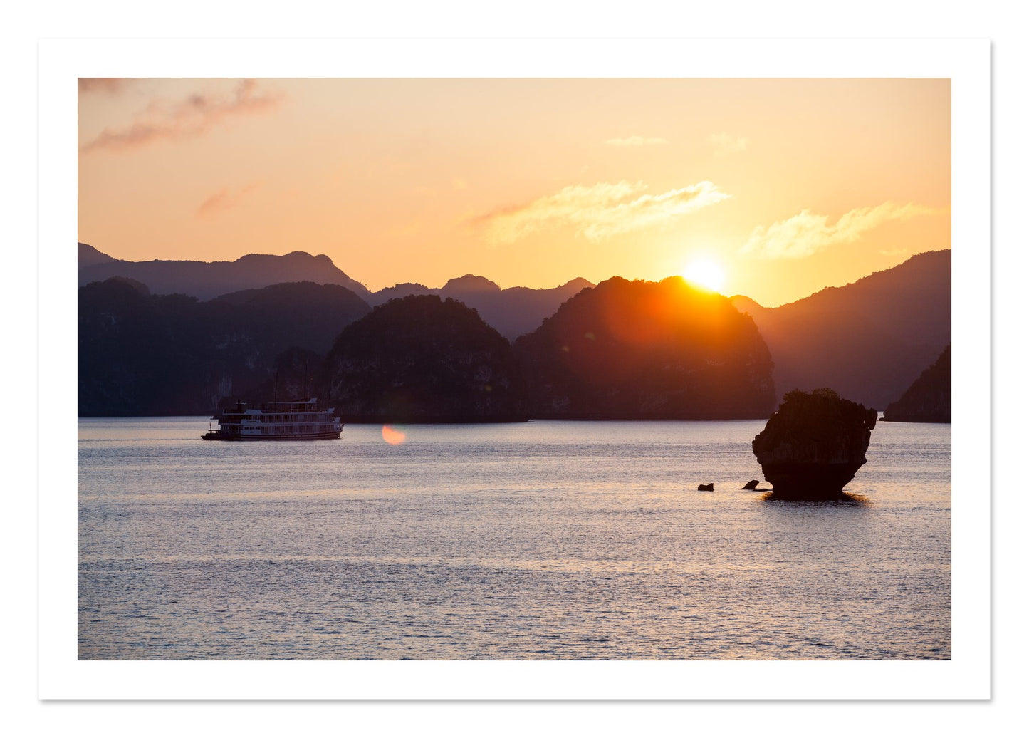 Fine art print of Ha Long Bay by Dylan Ozanich, unframed