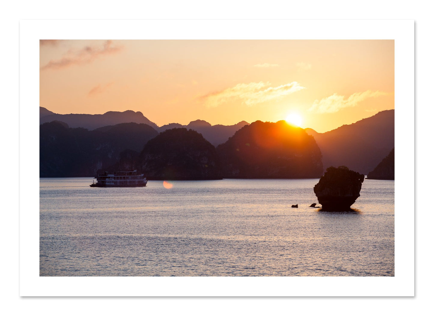 Fine art print of Ha Long Bay by Dylan Ozanich, unframed