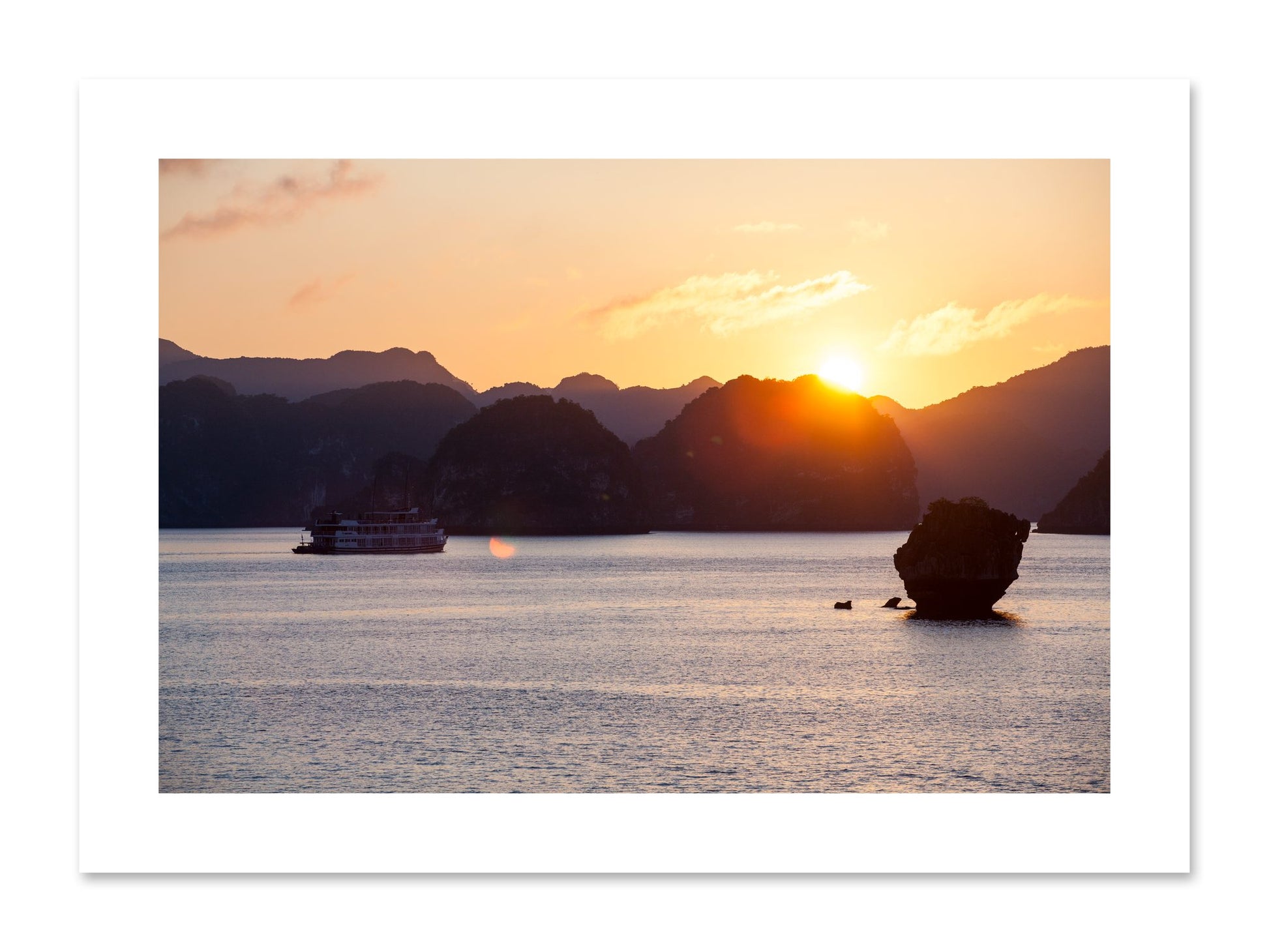 Fine art print of Ha Long Bay by Dylan Ozanich, unframed