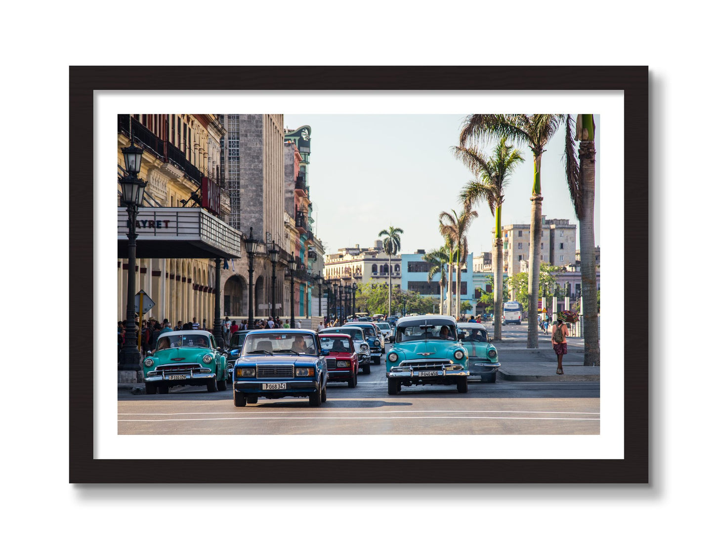 Framed photograph of Havana by Dylan Ozanich, Black frame, Borders