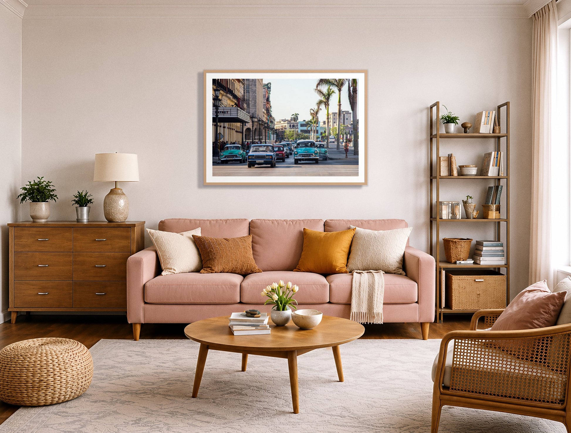 Framed photograph of Havana by Dylan Ozanich displayed on a wall