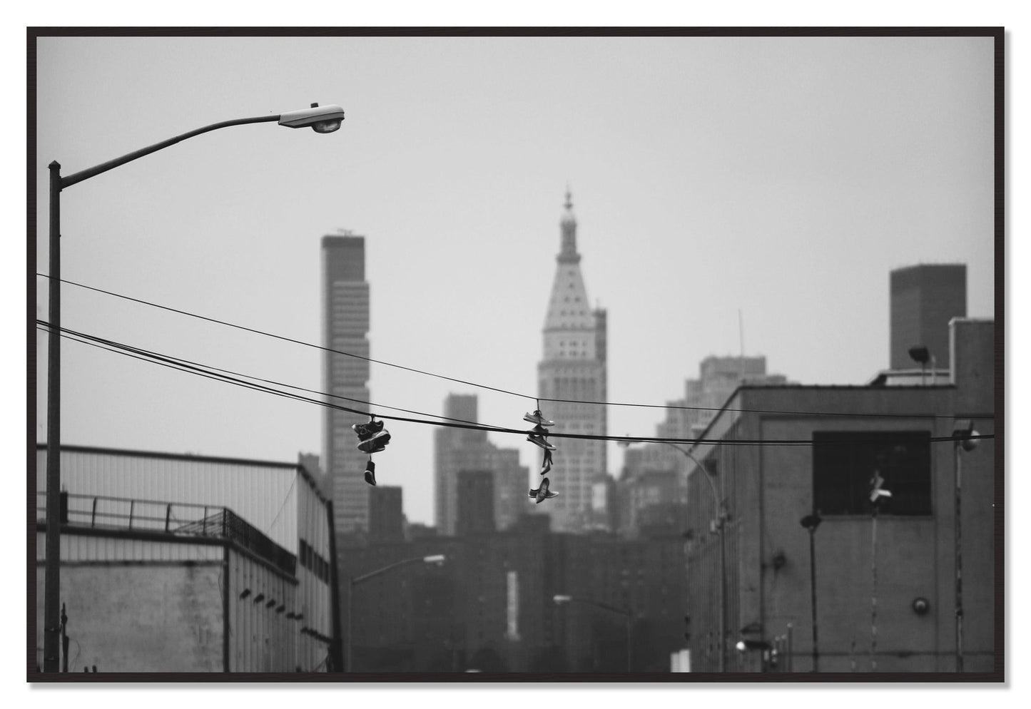 His And Hers by Dylan Ozanich, 48×72 Full Bleed Print in a Black Walnut frame