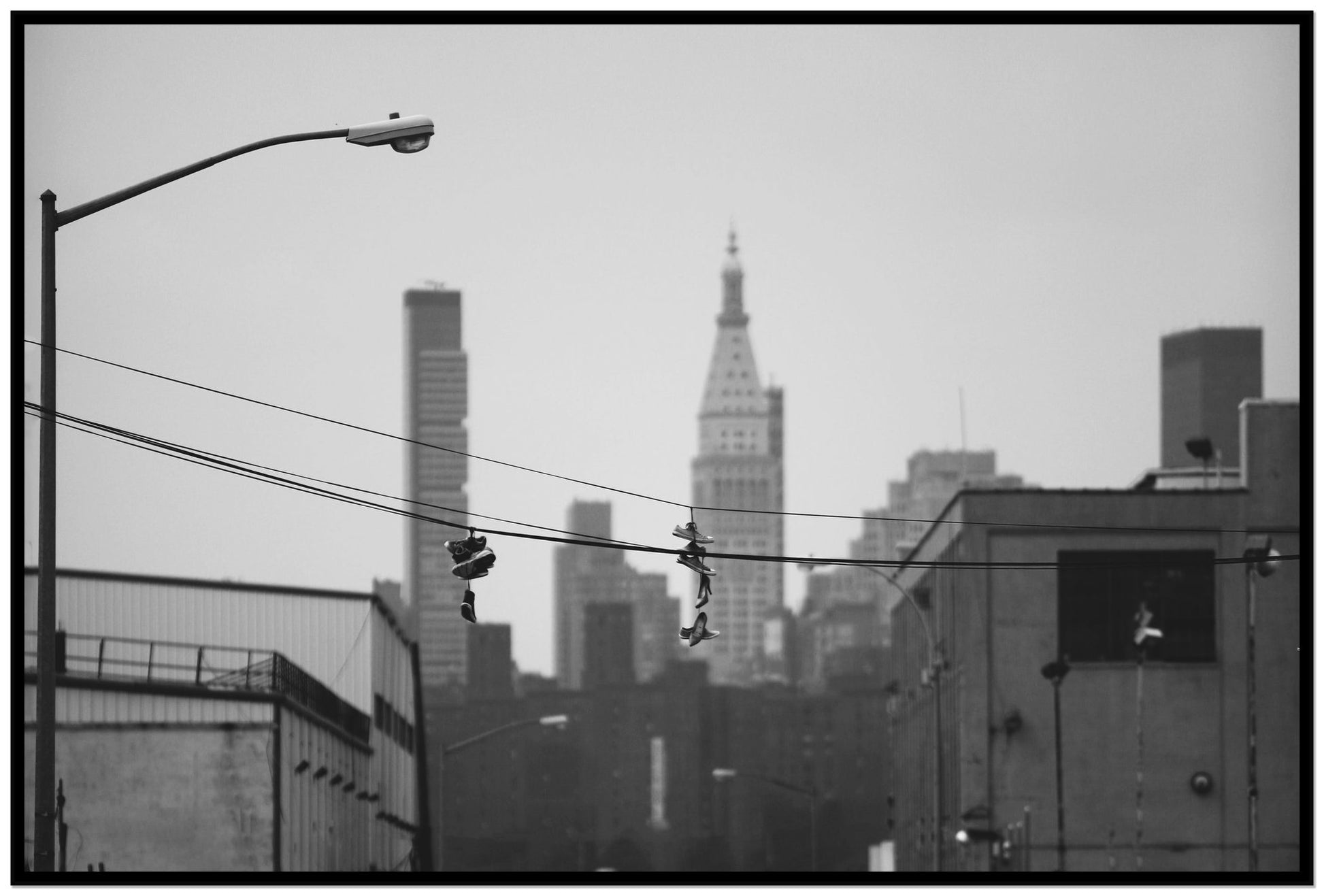 His And Hers by Dylan Ozanich, 48×72 Full Bleed Print in a Black frame