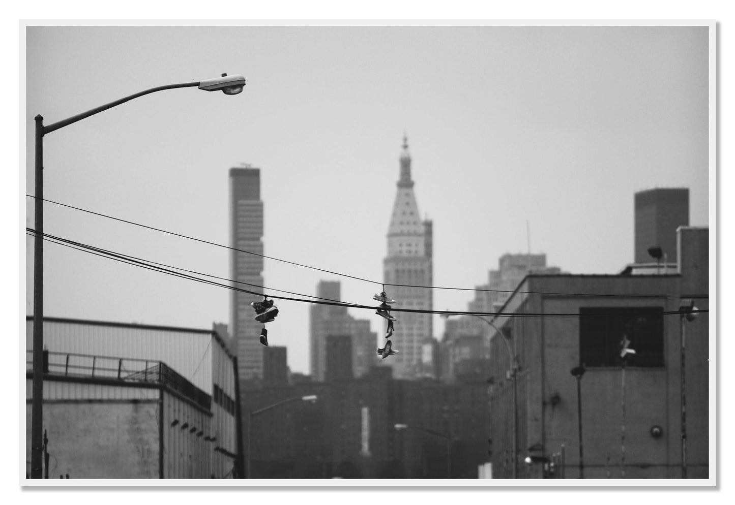 His And Hers by Dylan Ozanich, 48×72 Full Bleed Print in a White frame