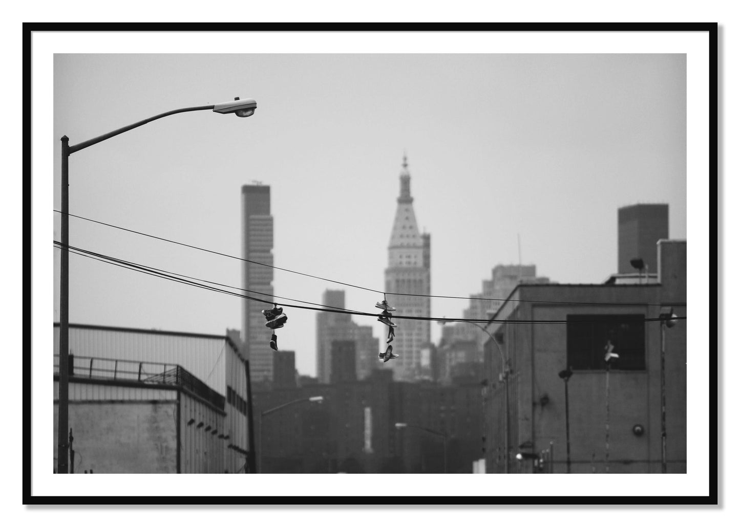Framed photograph of His And Hers by Dylan Ozanich, Black frame, Borders