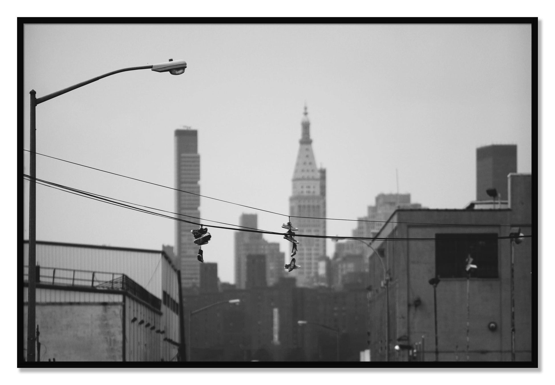 Framed photograph of His And Hers by Dylan Ozanich, Black frame, Full Bleed