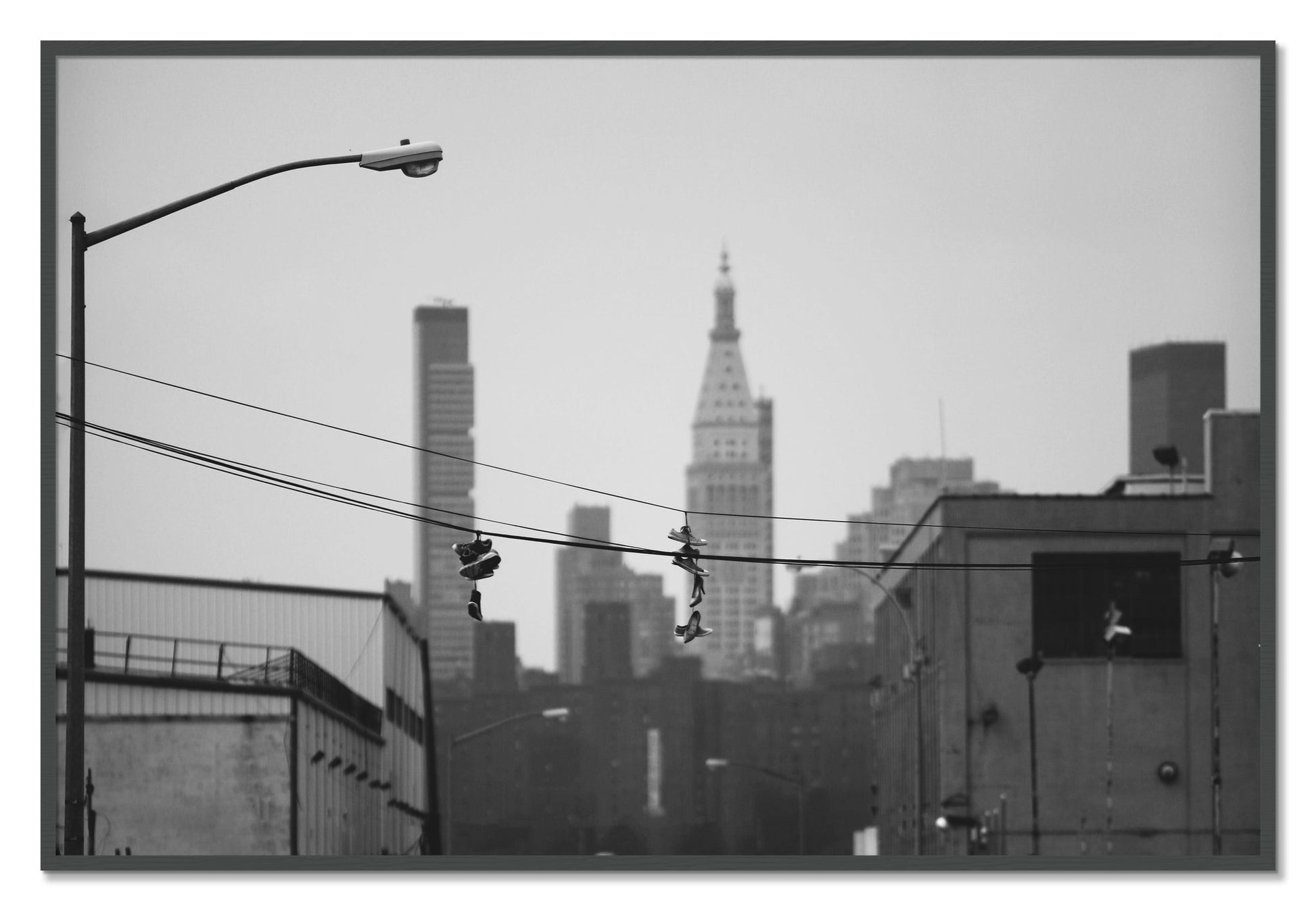 Framed photograph of His And Hers by Dylan Ozanich, Grey frame, Full Bleed