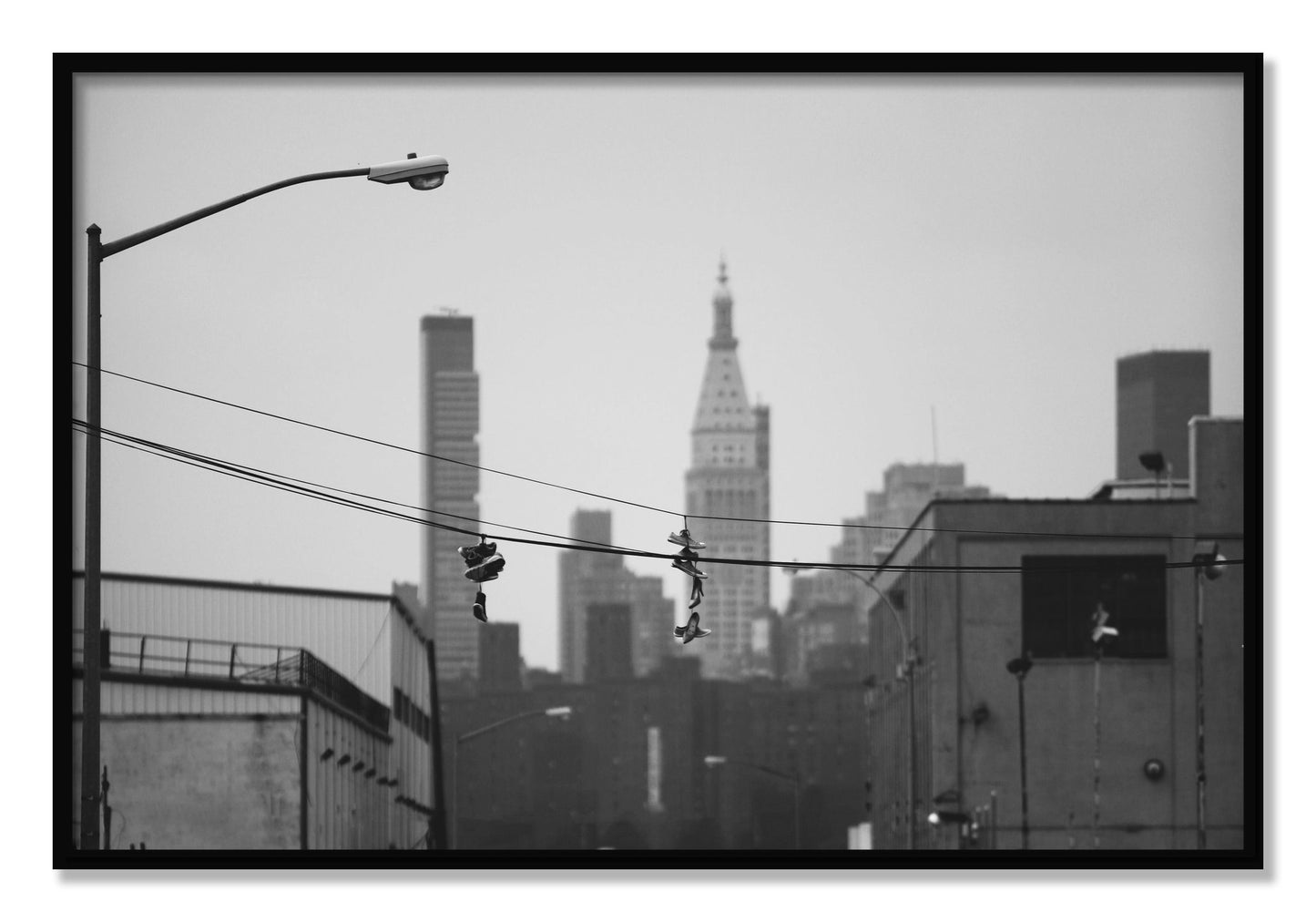 Framed photograph of His And Hers by Dylan Ozanich, Black frame, Full Bleed