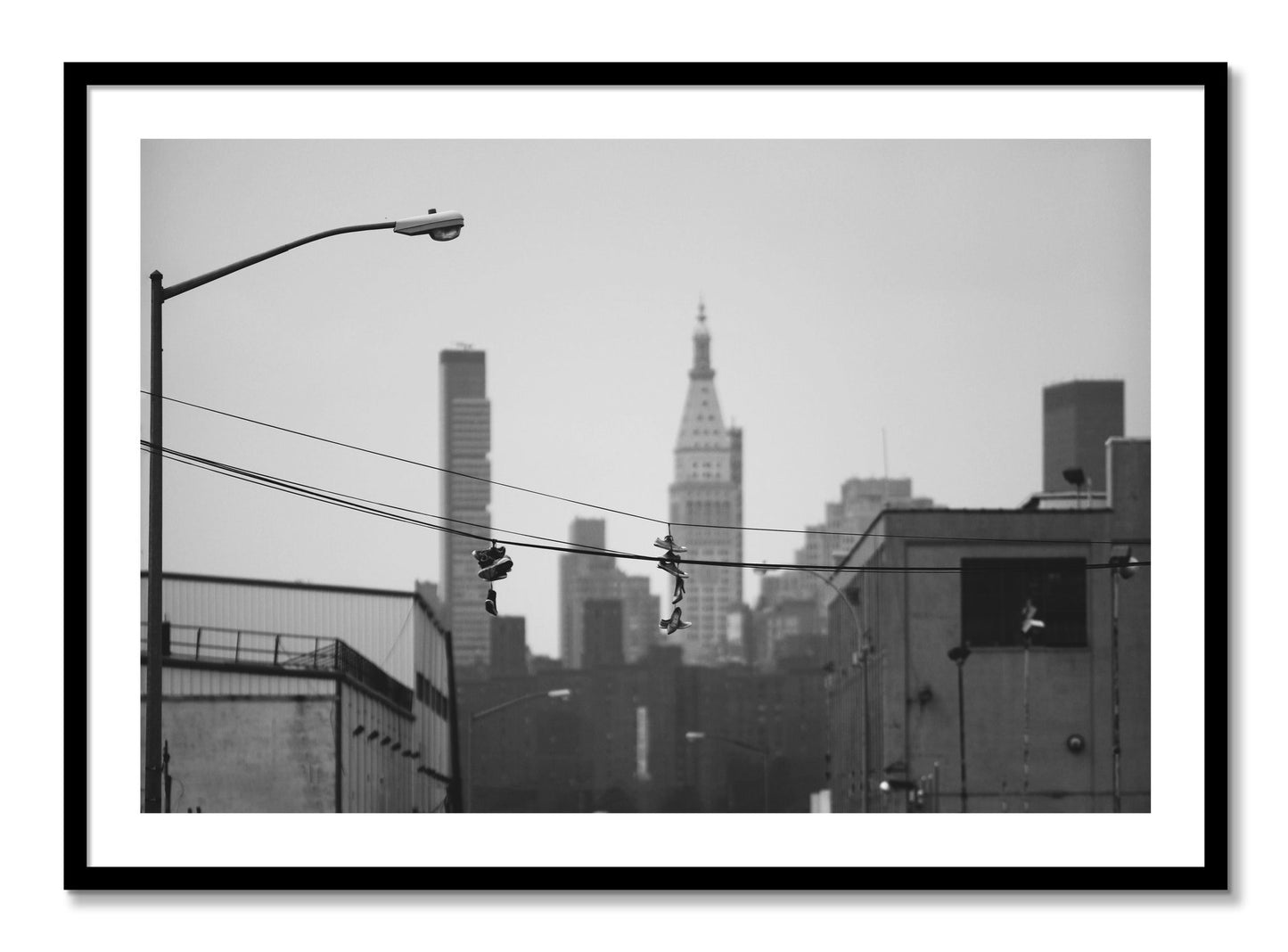 Framed photograph of His And Hers by Dylan Ozanich, Black frame, Borders
