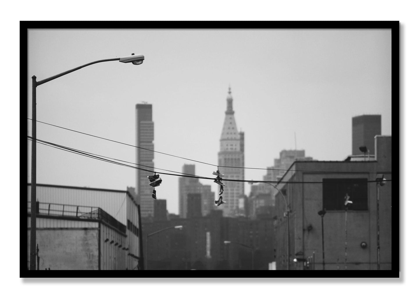 Framed photograph of His And Hers by Dylan Ozanich, Black frame, Full Bleed
