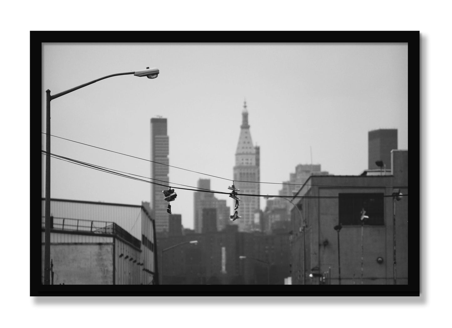 Framed photograph of His And Hers by Dylan Ozanich, Black frame, Full Bleed
