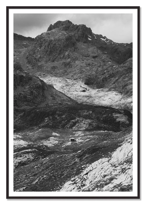 Isolation by Dylan Ozanich, 48×72 print with a White Border in a Black Walnut frame