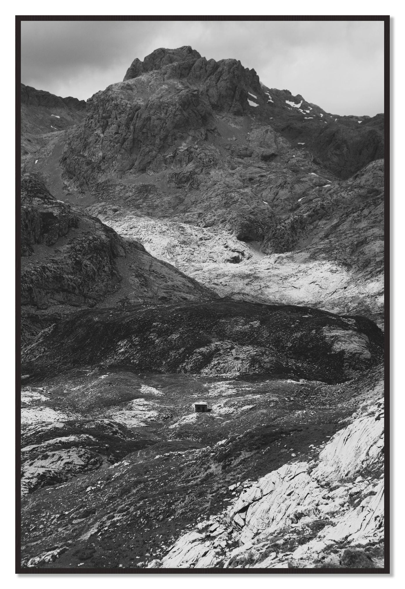 Isolation by Dylan Ozanich, 48×72 Full Bleed Print in a Black Walnut frame