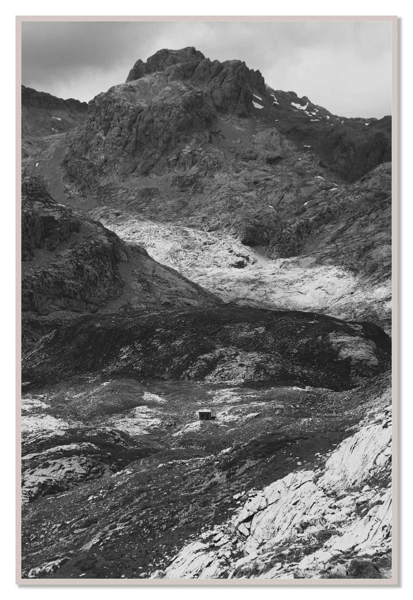 Isolation by Dylan Ozanich, 48×72 Full Bleed Print in a White Maple frame