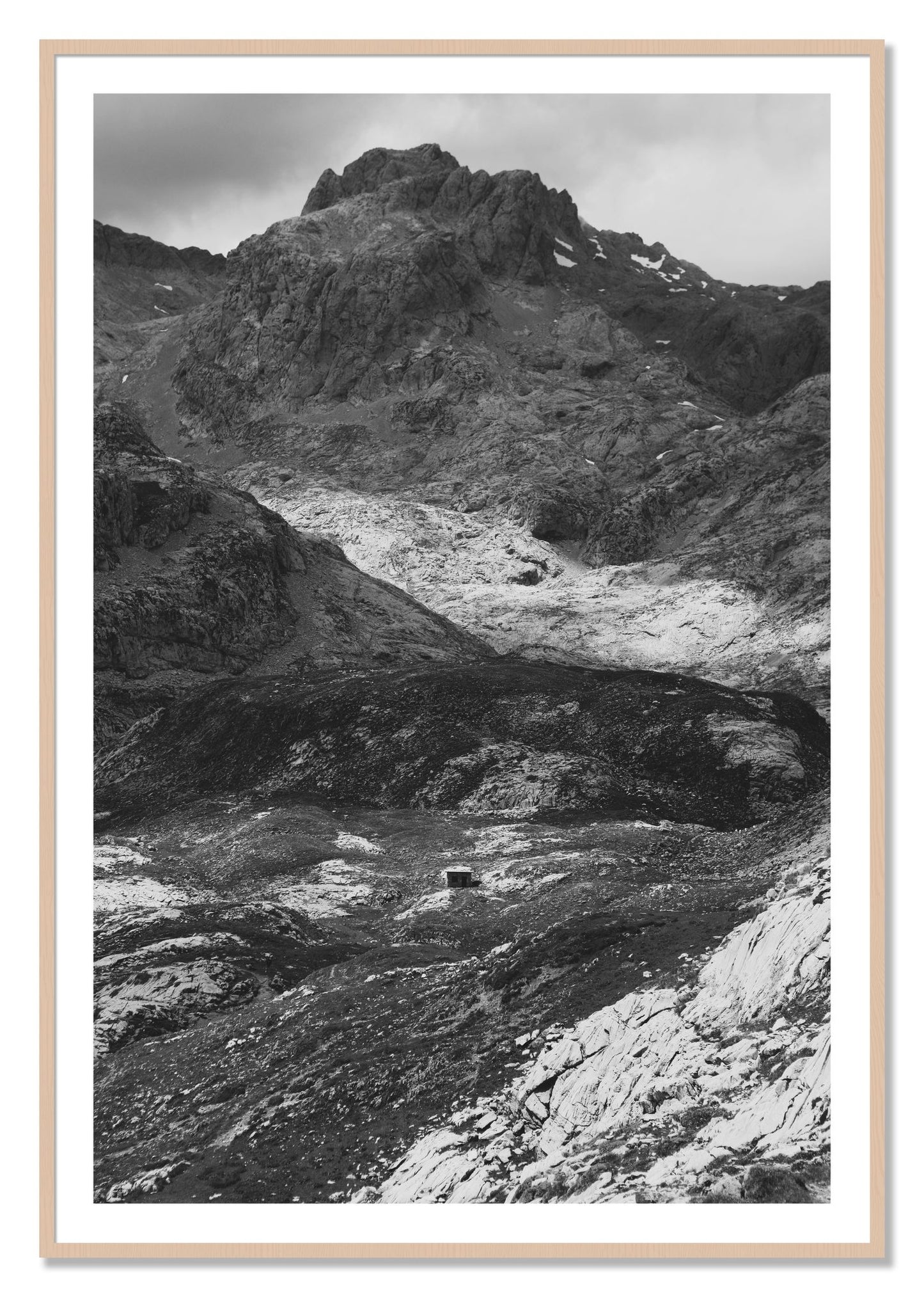 Framed photograph of Isolation by Dylan Ozanich, Maple frame, Borders