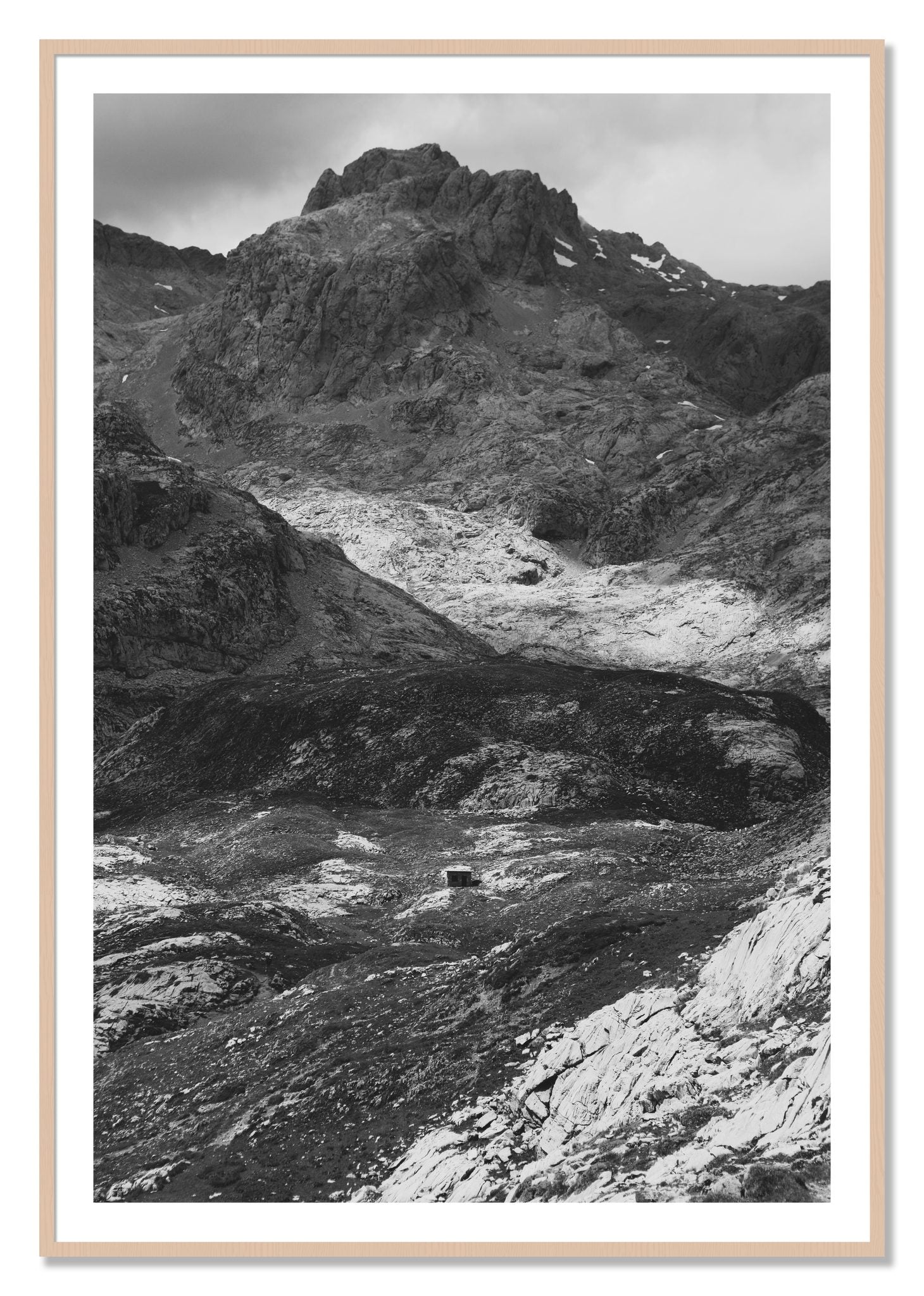 Framed photograph of Isolation by Dylan Ozanich, Maple frame, Borders