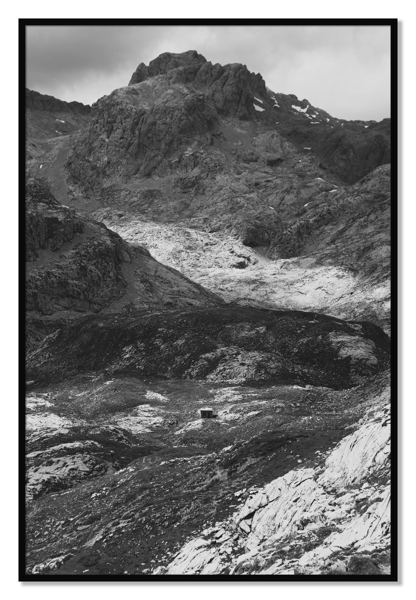 Framed photograph of Isolation by Dylan Ozanich, Black frame, Full Bleed