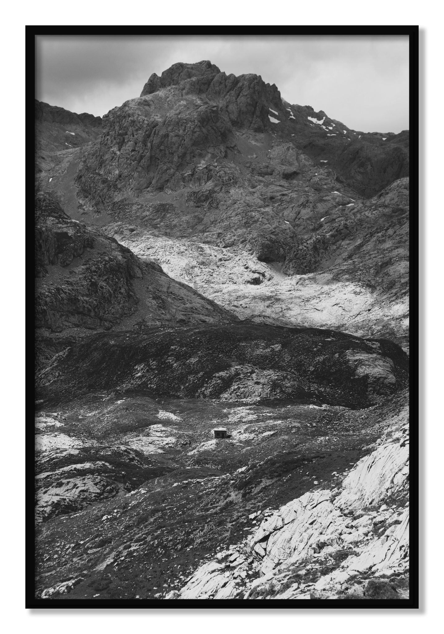 Framed photograph of Isolation by Dylan Ozanich, Black frame, Full Bleed