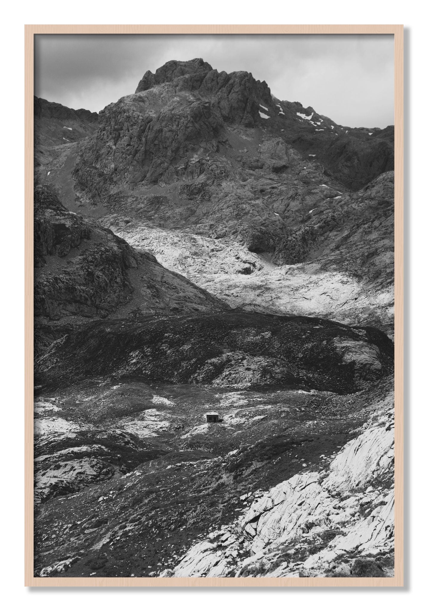 Framed photograph of Isolation by Dylan Ozanich, Maple frame, Full Bleed