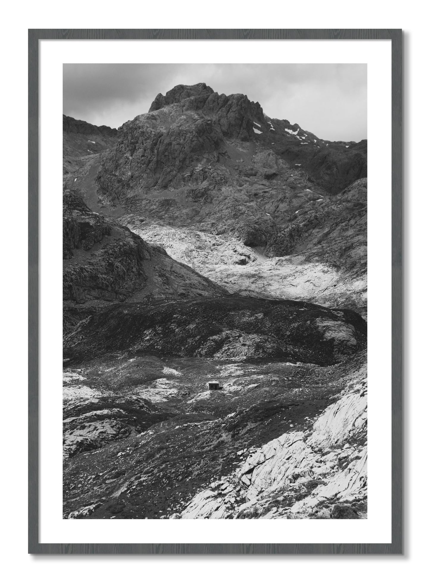 Framed photograph of Isolation by Dylan Ozanich, Grey frame, Borders