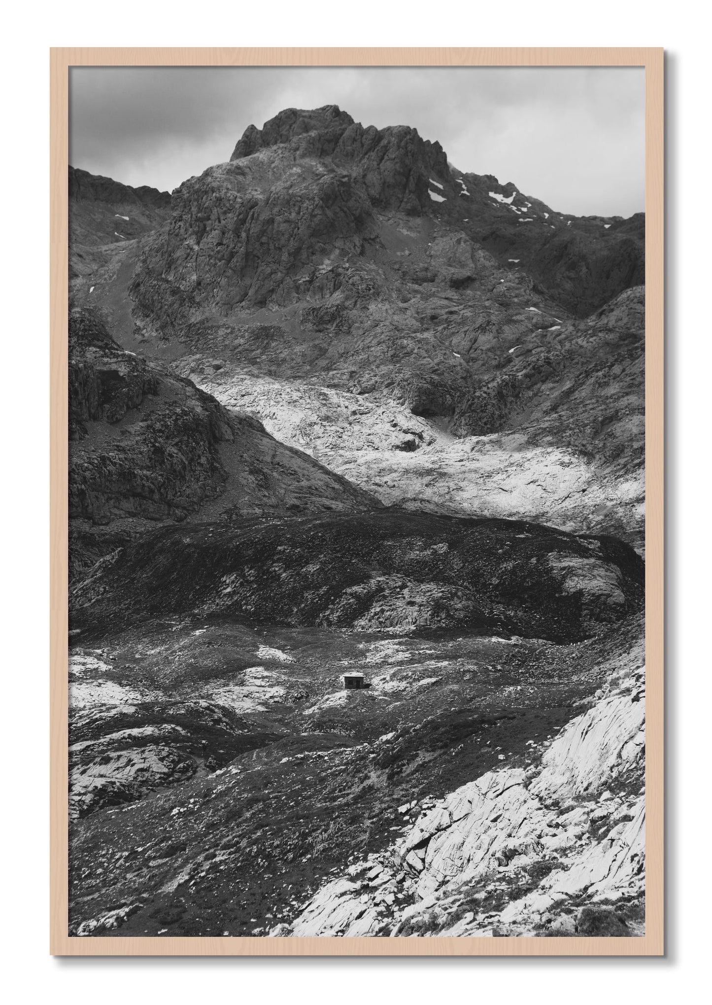 Framed photograph of Isolation by Dylan Ozanich, Maple frame, Full Bleed