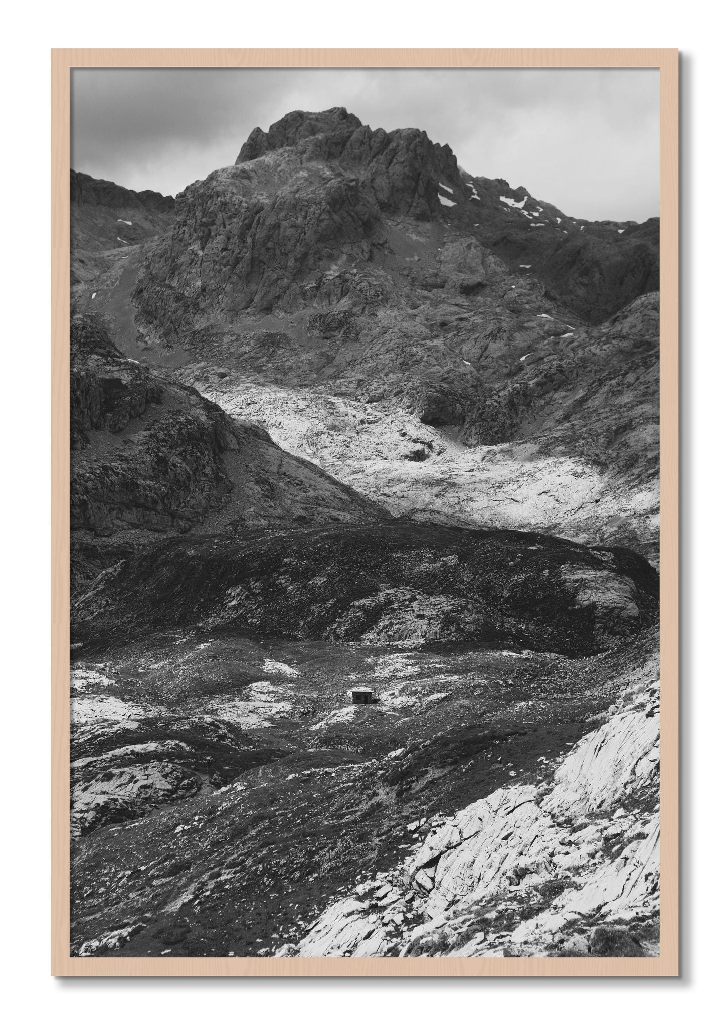 Framed photograph of Isolation by Dylan Ozanich, Maple frame, Full Bleed