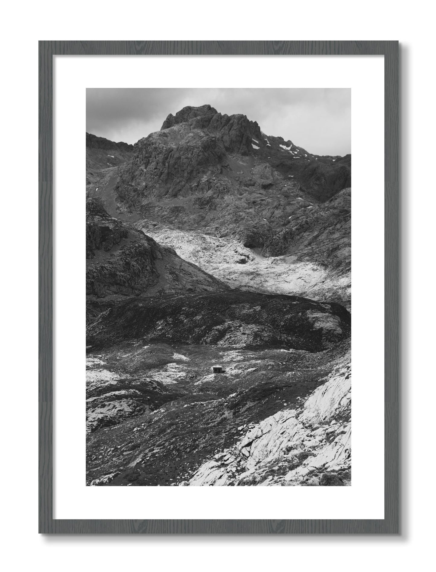 Framed photograph of Isolation by Dylan Ozanich, Grey frame, Borders