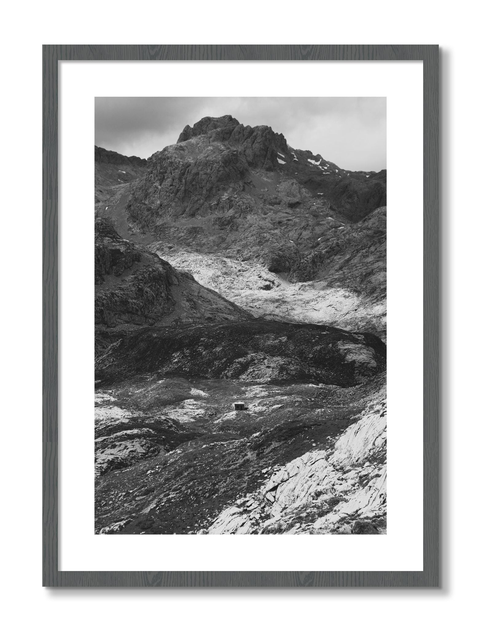 Framed photograph of Isolation by Dylan Ozanich, Grey frame, Borders